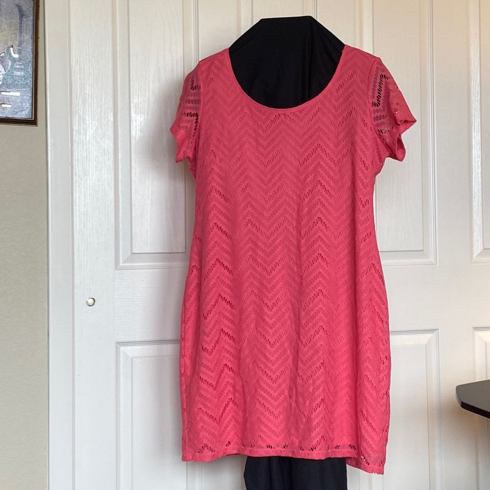 TIANA B LACE KNIT DRESS